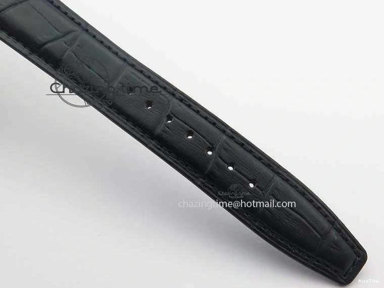 MIROTIME 0217 Modern Portuguese IW371404 ZF V3 1:1 Best Edition SS Black Dial On Black Leather Strap A 7267